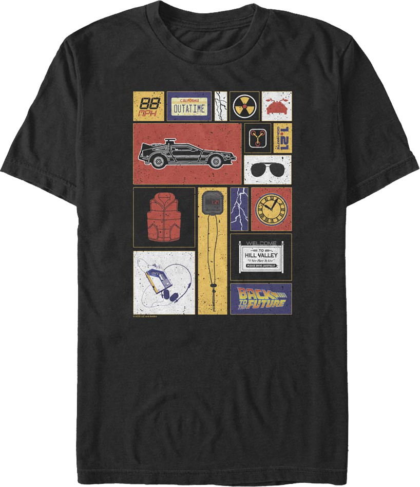 Vintage Icons Back To The Future T-Shirt