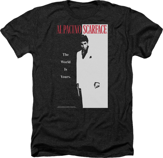 Vintage The World Is Yours Poster Scarface T-Shirt