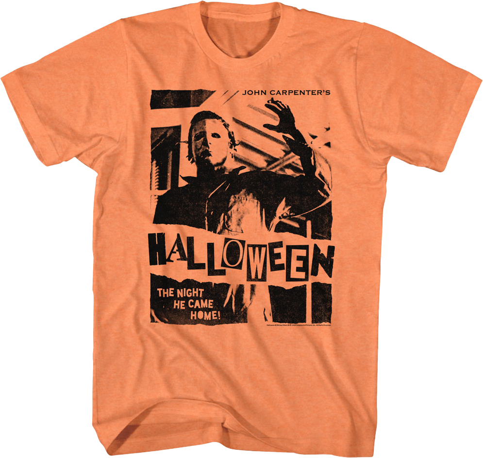 Vintage The Night Michael Myers Came Home Halloween T-Shirt