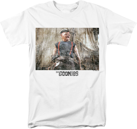 Vintage White Pirate Sloth Goonies T-Shirt