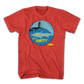 Visit Amity Island Circle Jaws T-Shirt