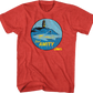 Visit Amity Island Circle Jaws T-Shirt