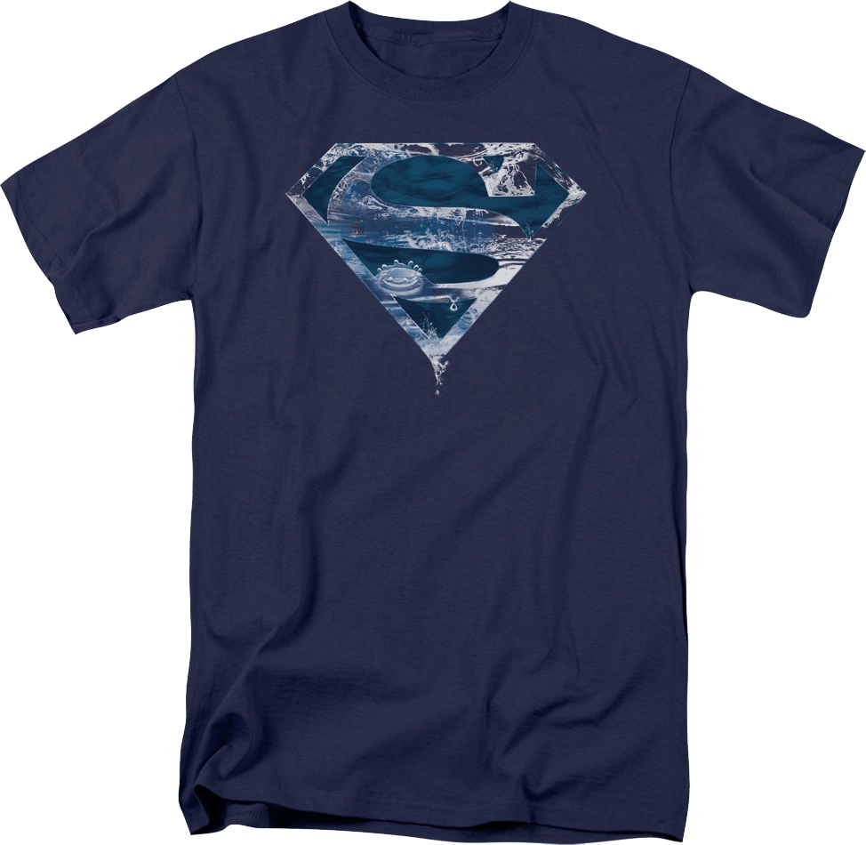 Water Logo Superman DC Comics T-Shirt