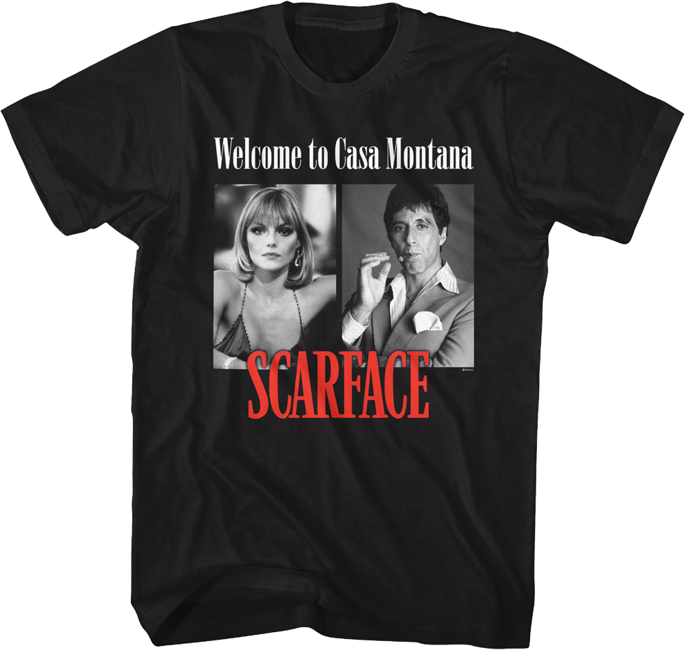 Welcome To Casa Montana Scarface T-Shirt