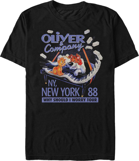 Why Should I Worry Tour Oliver and Company Disney T-Shirt