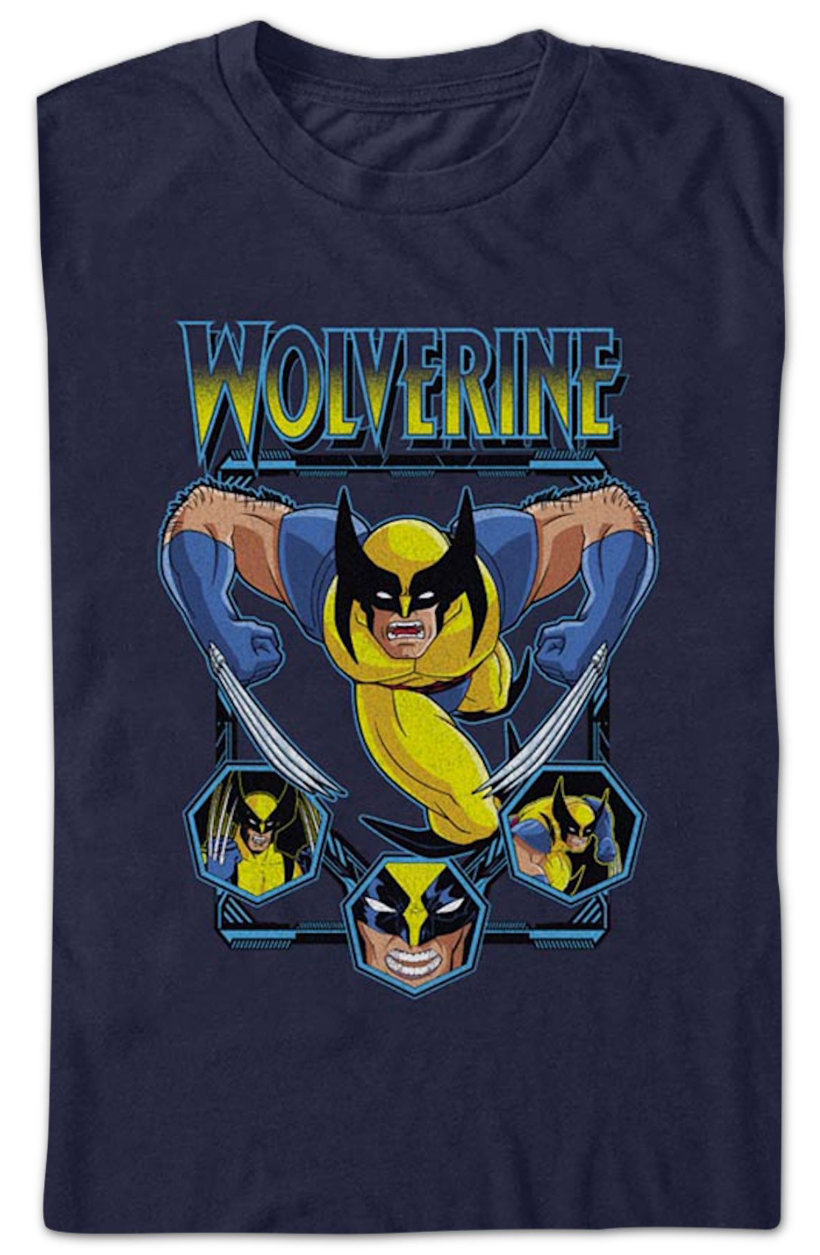 Wolverine Attack Collage Marvel Comics T-Shirt