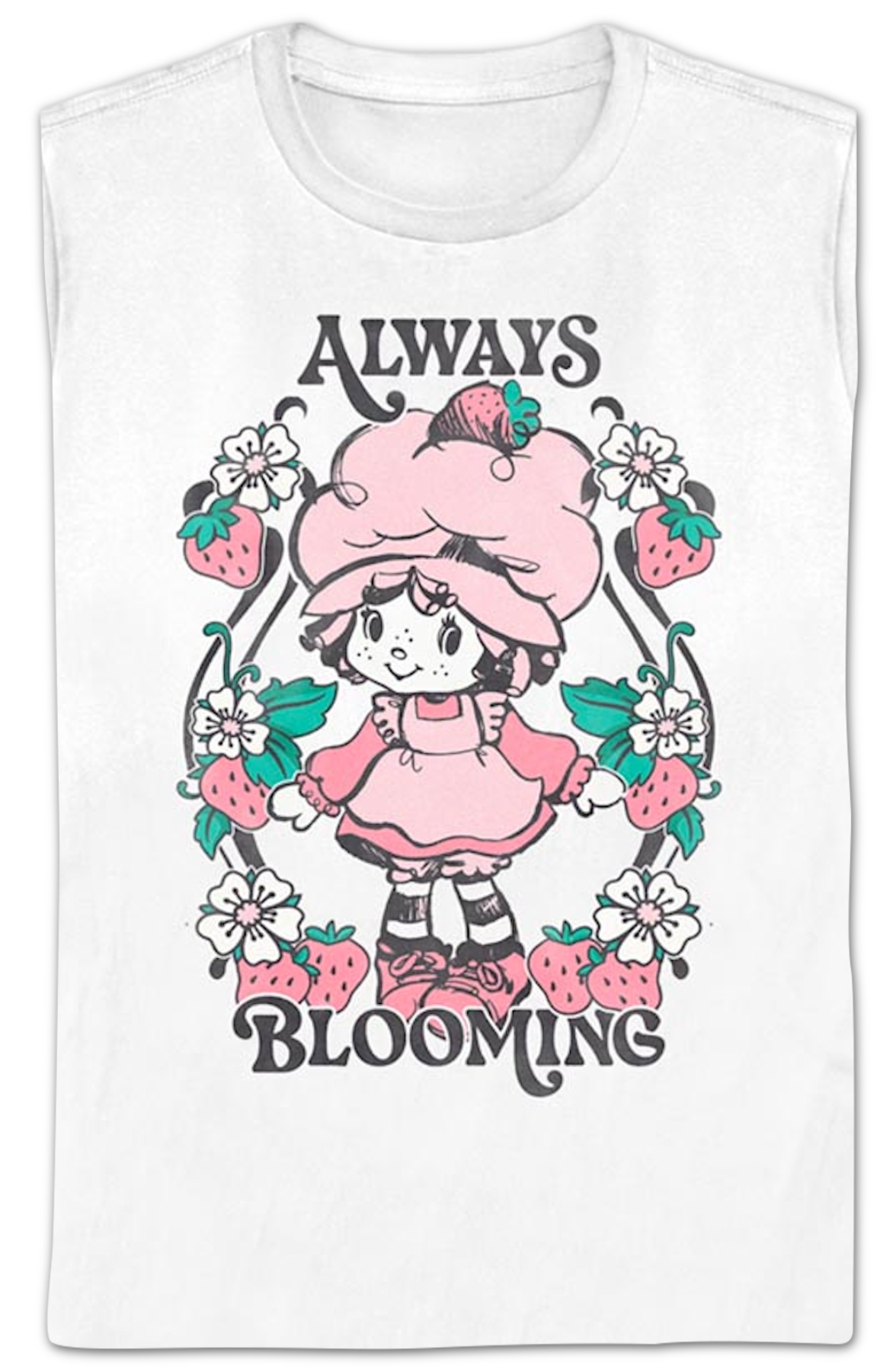 Womens Always Blooming Strawberry Shortcake Shirt