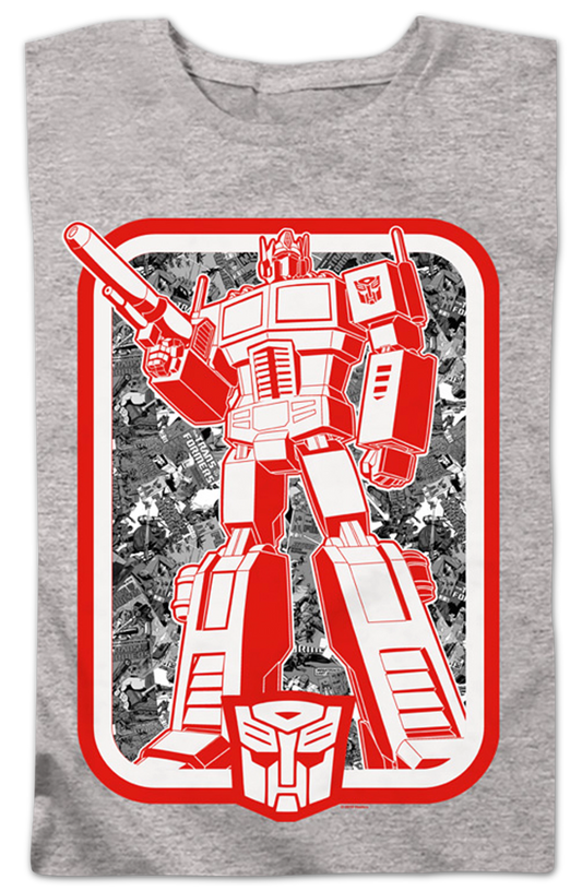 Womens Autobots Leader Optimus Prime Transformers Shirt