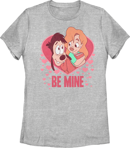 Womens Be Mine Goofy Movie Disney Shirt