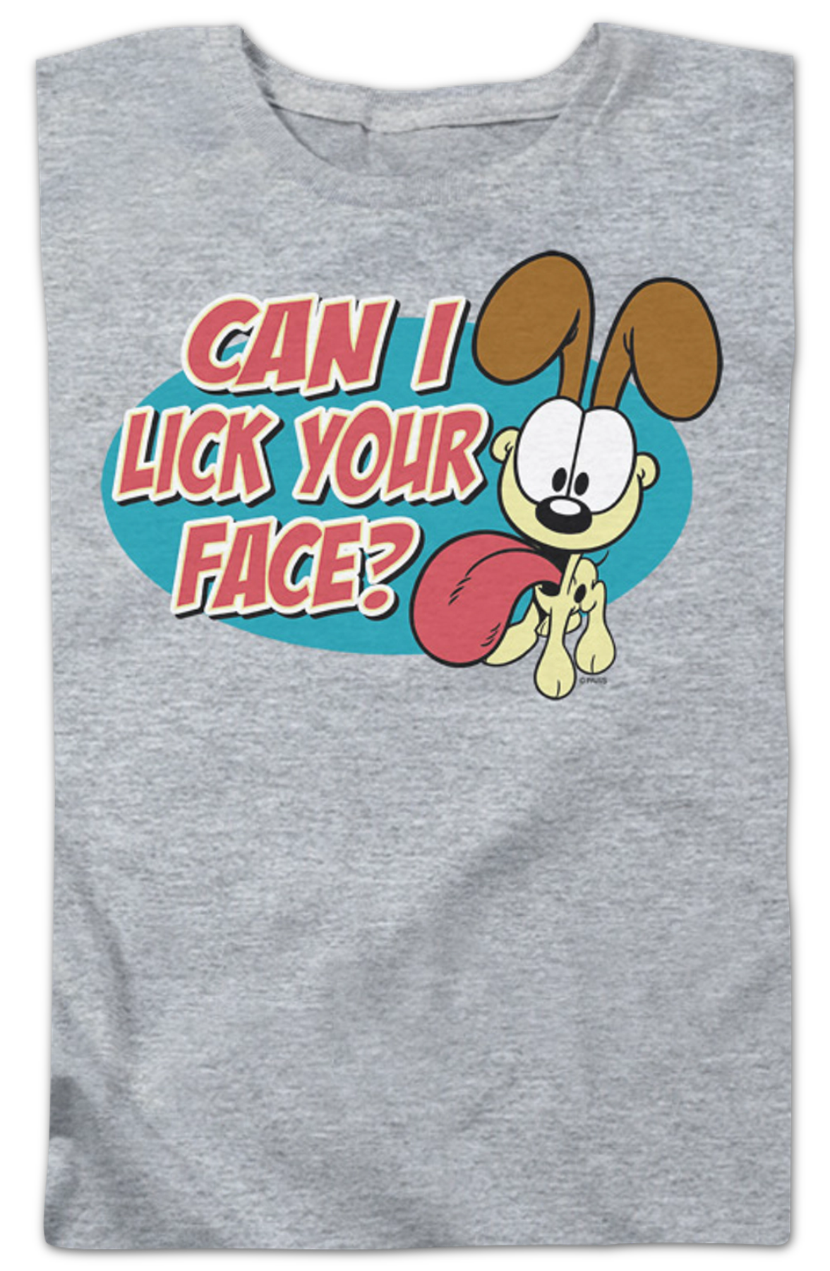 Womens Can I Lick Your Face Garfield Shirt