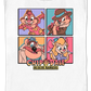 Womens Character Squares Chip 'n Dale Rescue Rangers Shirt