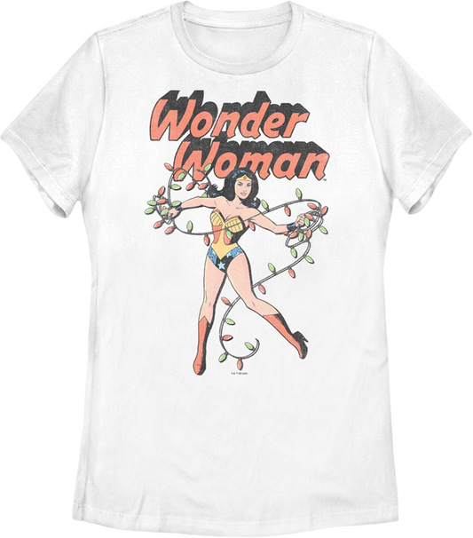 Womens Christmas Lasso Wonder Woman DC Comics Shirt