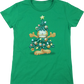 Womens Christmas Tree Garfield Shirt
