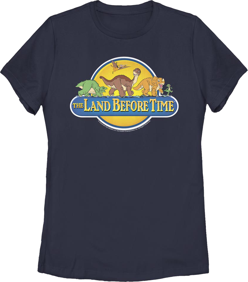 Womens Classic Logo Land Before Time Shirt