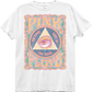Womens Dark Side of the Moon All Seeing Eye Pink Floyd Shirt