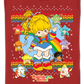 Womens Red Faux Ugly Sweater Rainbow Brite Shirt