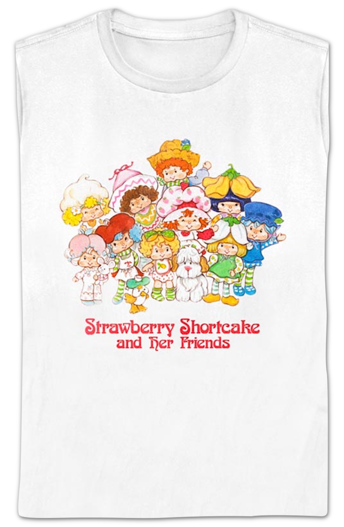 Womens Friends Strawberry Shortcake Shirt