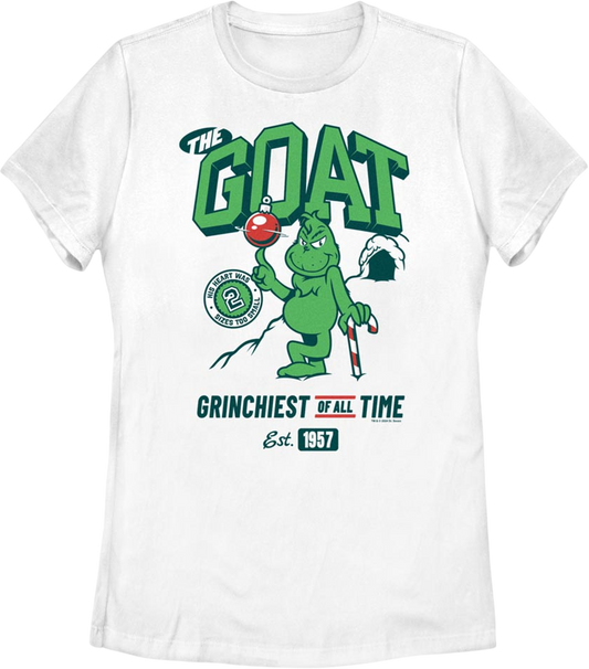 Womens Grinchiest Of All Time Dr. Seuss Shirt