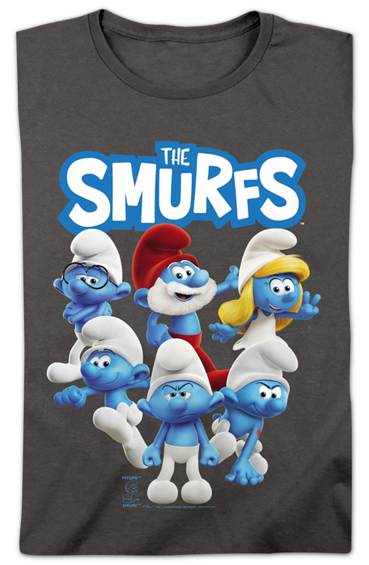 Womens Group Photo Smurfs Shirt