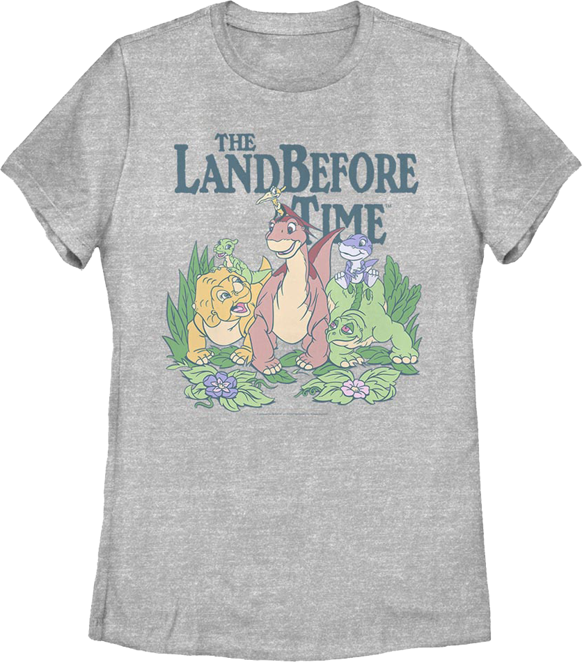 Womens Group Picture Land Before Time Shirt