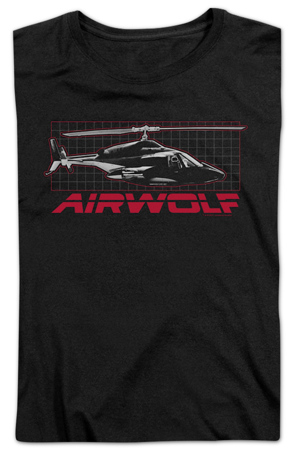 Womens Helicopter Airwolf Shirt
