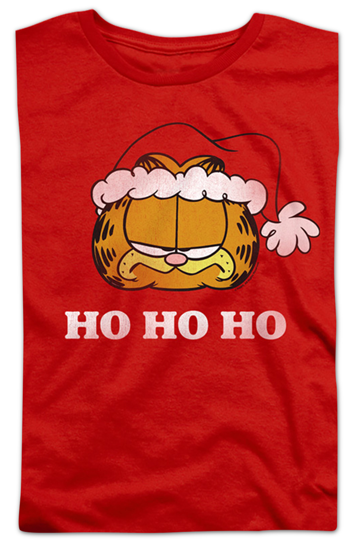 Womens Ho Ho Ho Garfield Christmas Shirt