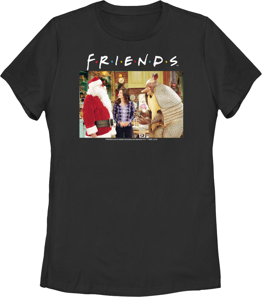 Womens Holiday Armadillo Friends Shirt