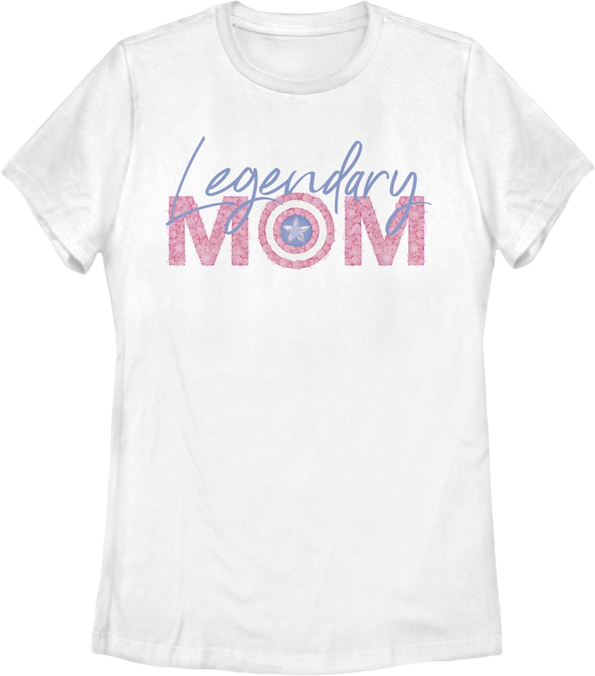 Womens Legendary Mom Marvel Comics Shirt