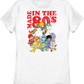 Womens White Made In The 80's Rainbow Brite Shirt