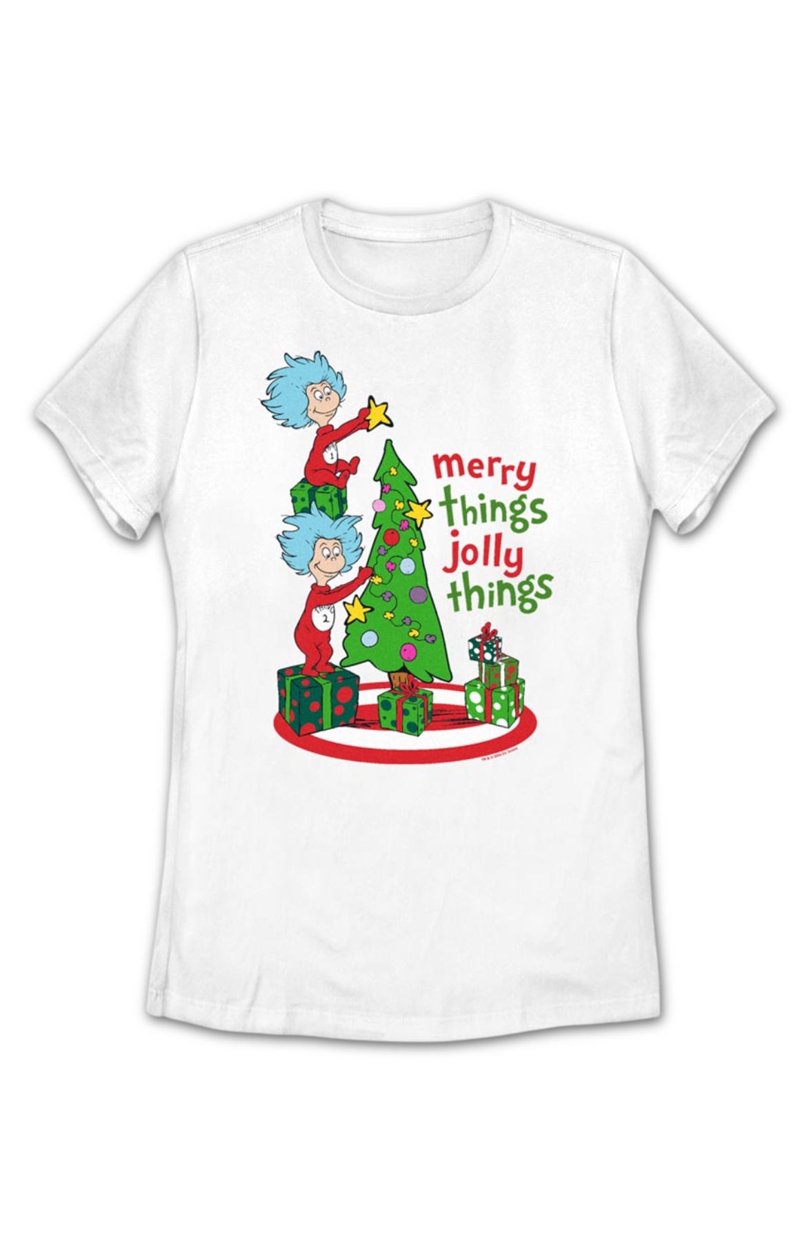 Womens Merry Things Jolly Things Dr. Seuss Shirt