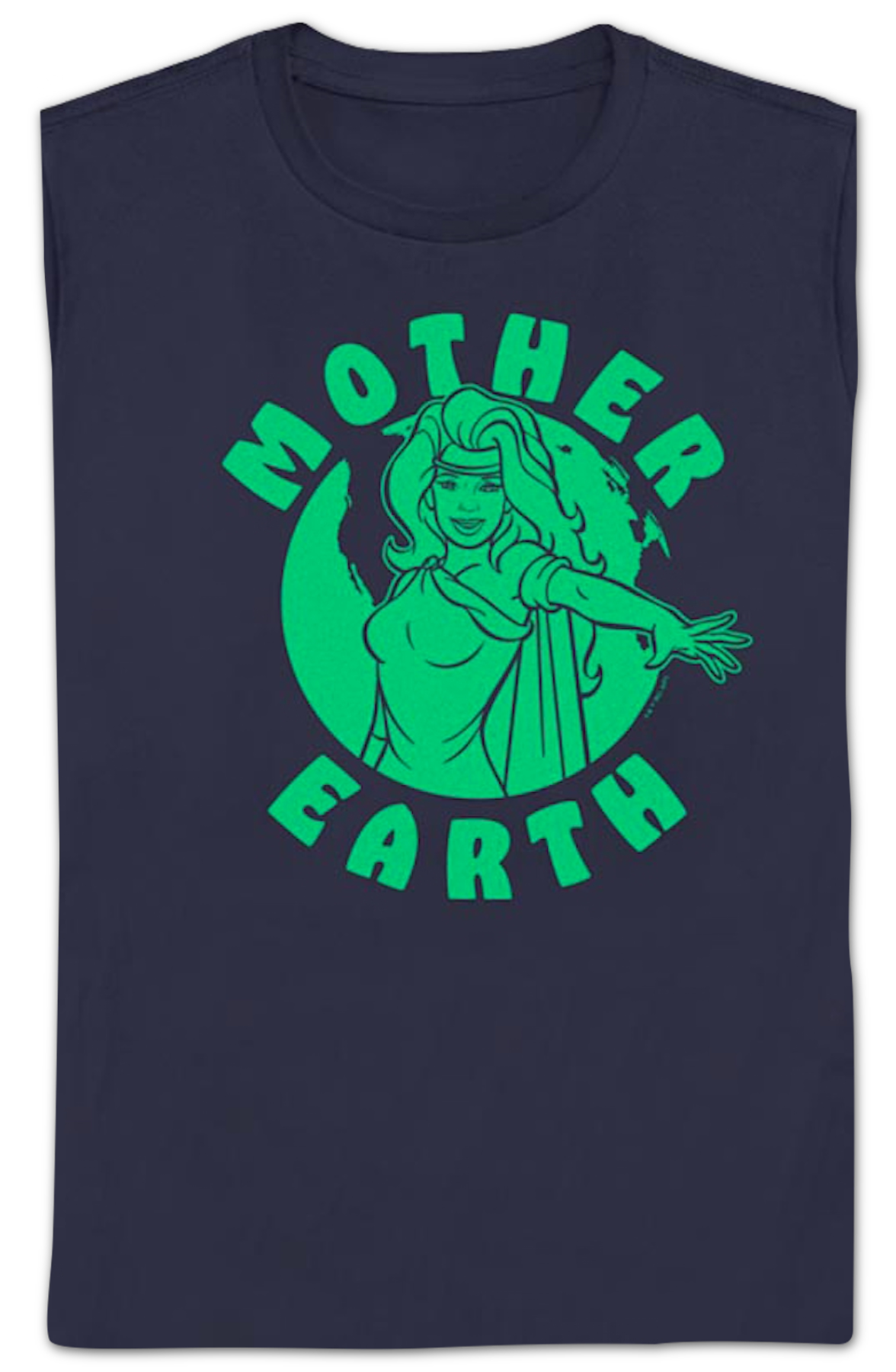 Womens Mother Earth Captain Planet Shirt