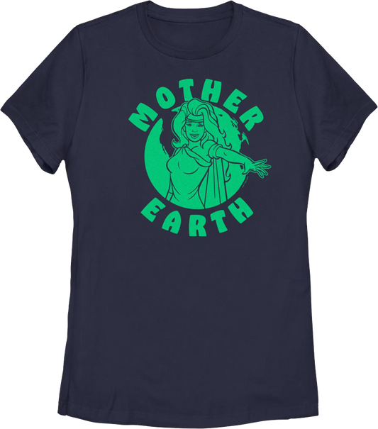 Womens Mother Earth Captain Planet Shirt