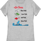 Womens One Fish, Two Fish, Red Fish, Blue Fish Dr. Seuss Shirt