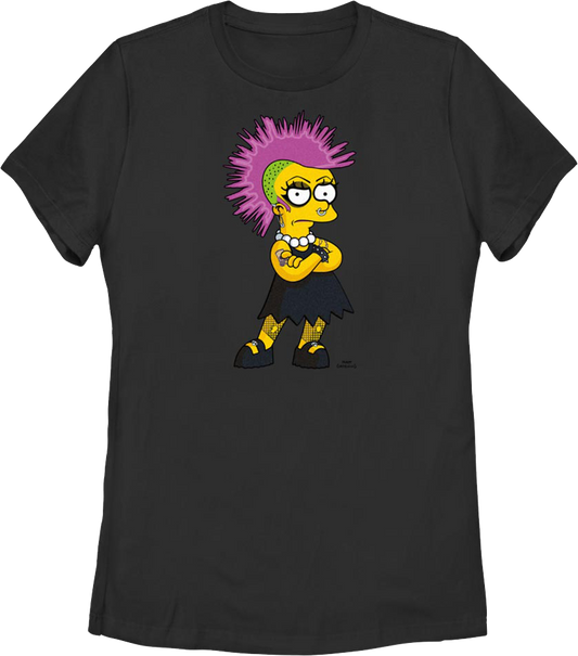 Womens Punk Lisa Simpsons Shirt