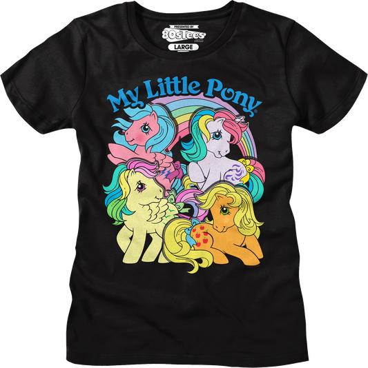 Womens Rainbow Collage My Little Pony Shirt