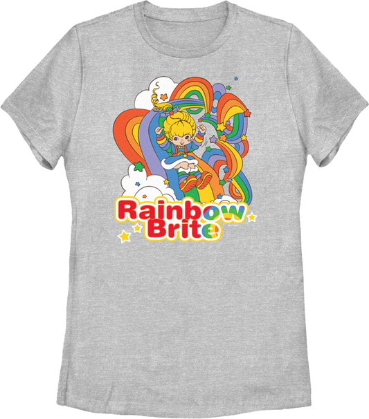 Womens Rainbow Slide Rainbow Brite Shirt