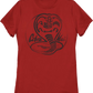 Womens Red Logo Cobra Kai Shirt