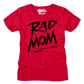 Womens Red Rad Mom Shirt