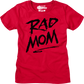 Womens Red Rad Mom Shirt
