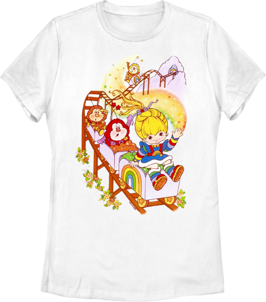 Womens Roller Coaster Rainbow Brite Shirt