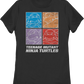 Womens Square Outlines Teenage Mutant Ninja Turtles Shirt