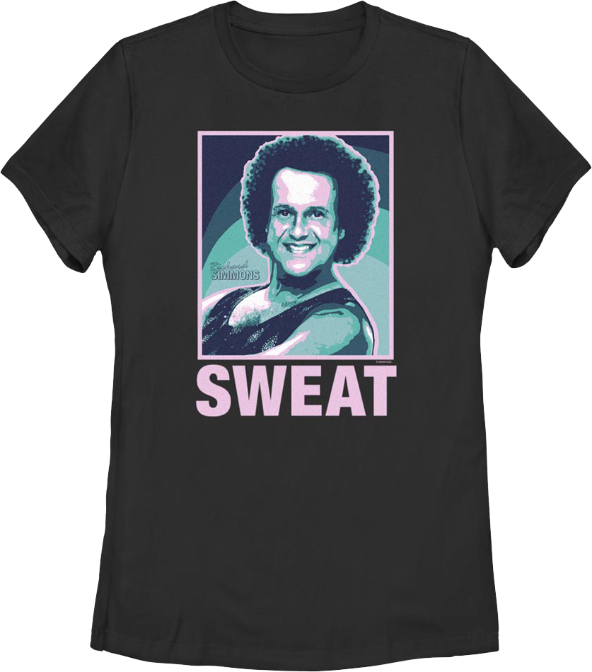 Womens Sweat Richard Simmons Shirt