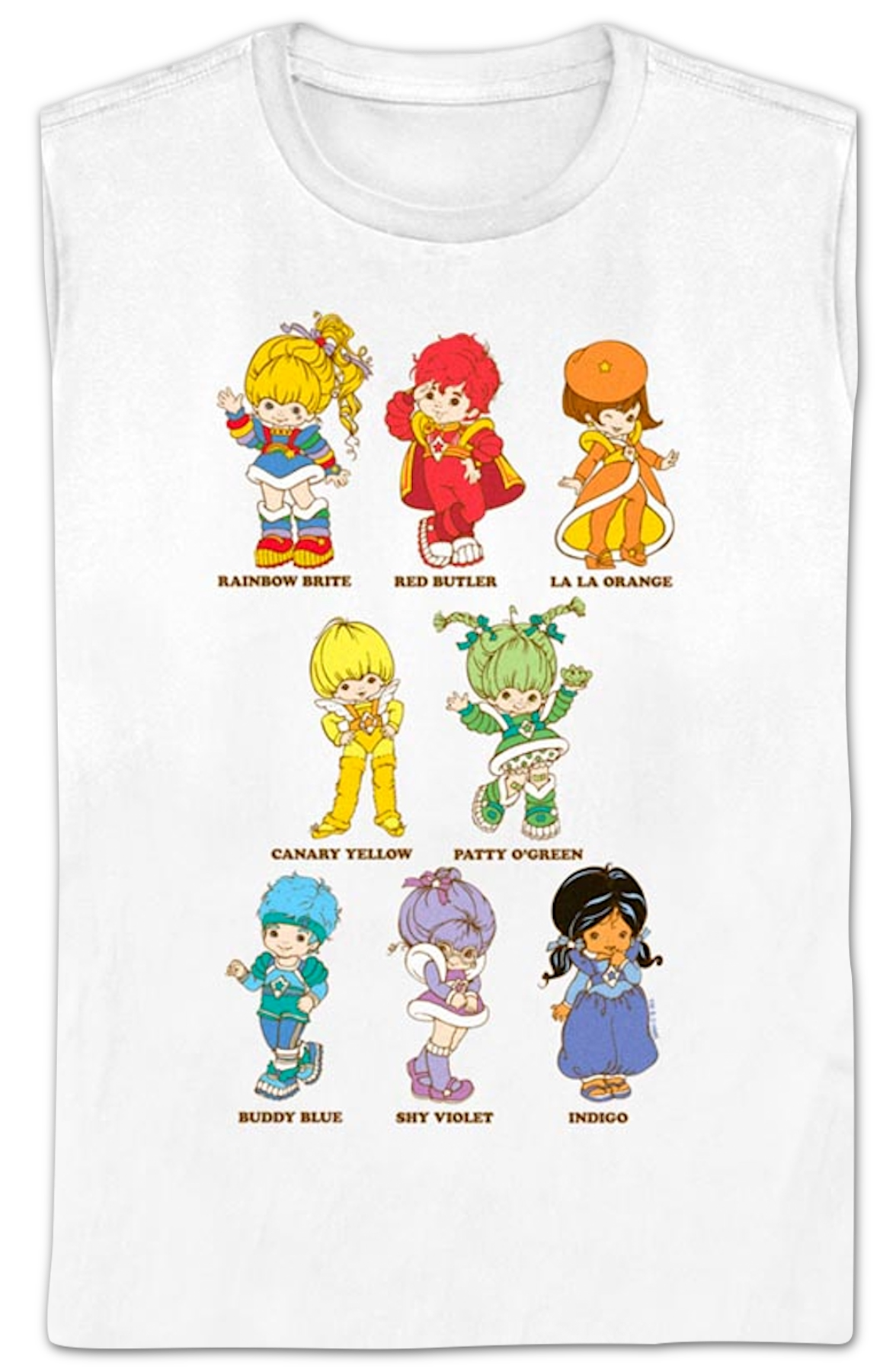 Womens The Color Kids Rainbow Brite Shirt