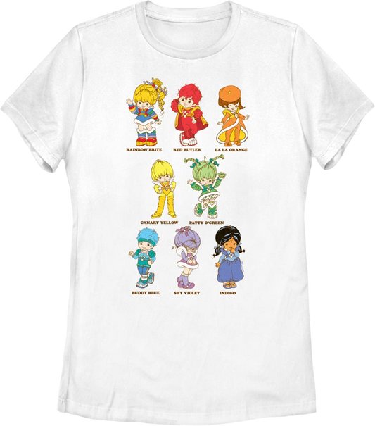 Womens The Color Kids Rainbow Brite Shirt