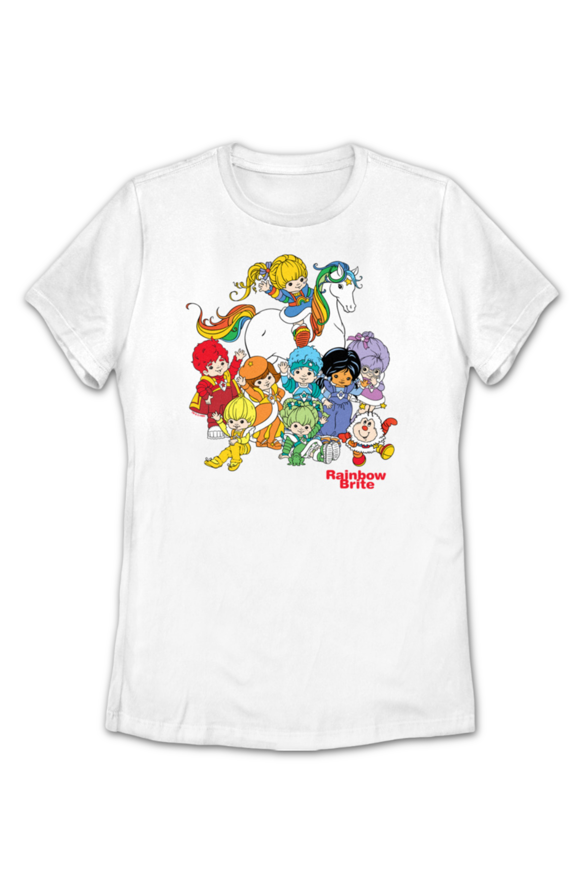 Womens The Gang's All Here Rainbow Brite Shirt