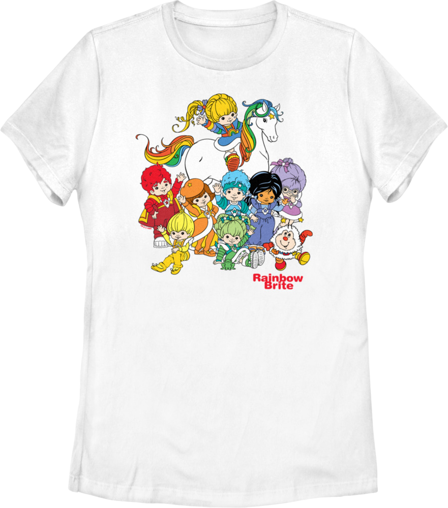 Womens The Gang's All Here Rainbow Brite Shirt