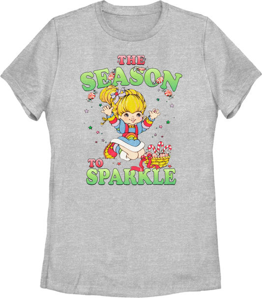 Womens The Season To Sparkle Rainbow Brite Shirt