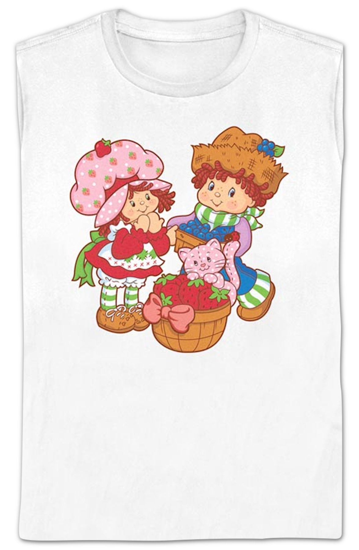 Womens Three Friends Strawberry Shortcake Shirt