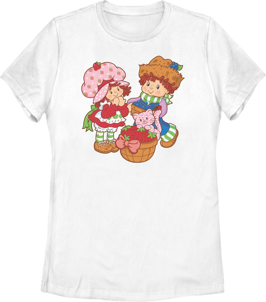 Womens Three Friends Strawberry Shortcake Shirt