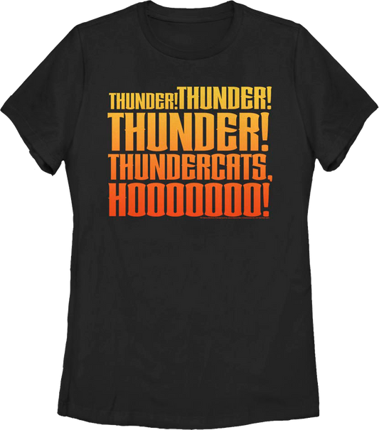 Womens Thunder Thunder Thunder ThunderCats Ho Shirt